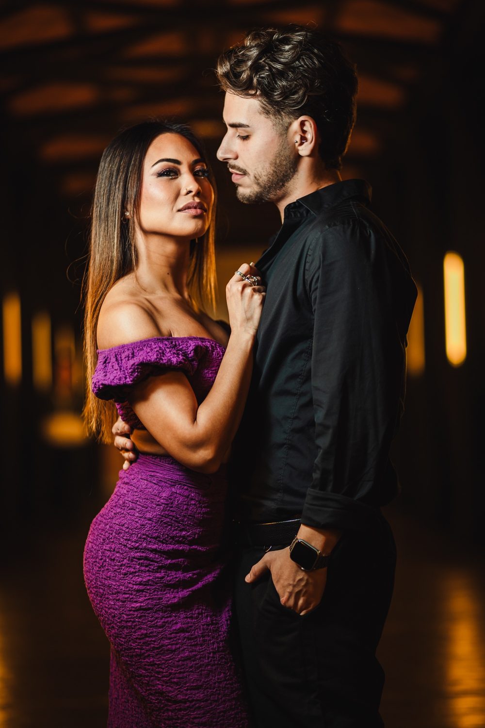 Marc y Marilyn, retrato
